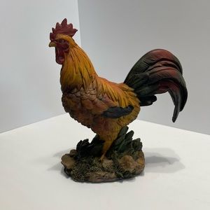 Primitive rooster home decor